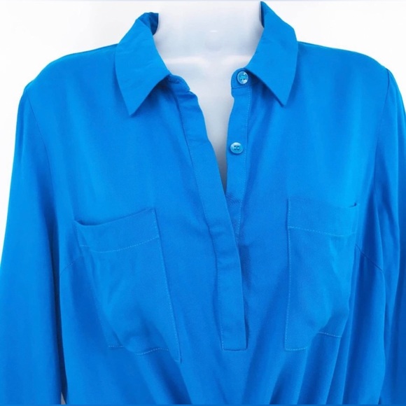 💙 JustFab Long Sleeve Dress with Drawstring 💙 - Picture 2 of 7